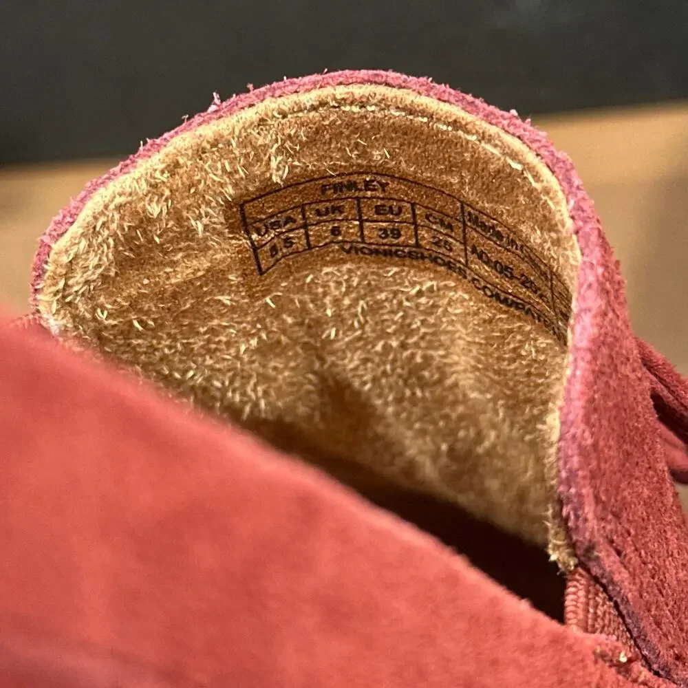 Vionic Women's Finley Suede Bow Loafers‎ Size 8.5
